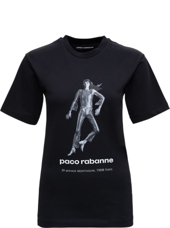 Paco Rabanne Cotton T-shirt With Front Print