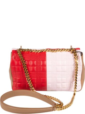 Burberry Two-color Logo Detail Shoulder Bag