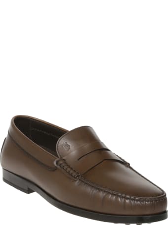 Tod's Logo Stamp Loafers