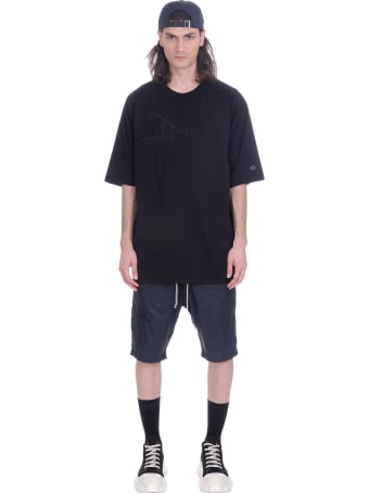 Rick Owens T-shirt In Bordeaux Cotton