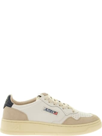 Autry Medalist Low - Leather And Suede Sneakers