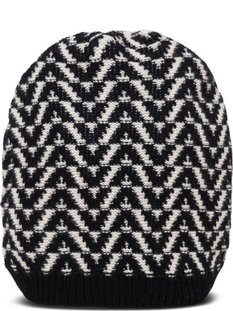 Valentino Garavani Optical Beanie Wool Hat