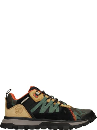 Timberland Sneakers In Black Synthetic Fibers