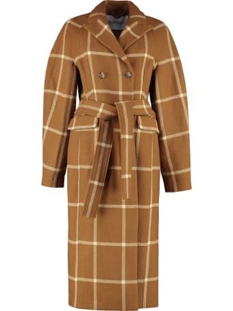 Rodebjer Dalia Checked Print Coat
