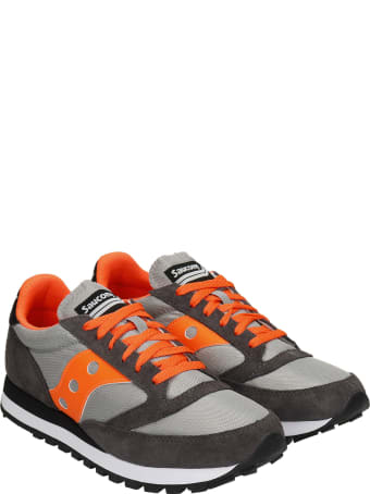 Saucony Jazz 81 Sneakers In Grey Suede And Fabric