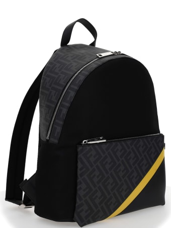 Fendi Black Nylon Backpack