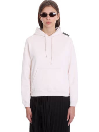 Balenciaga Sweatshirt In Rose-pink Cotton