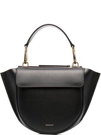 Wandler Hortensia Mini Handbag In Black Leather