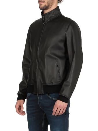 Stewart Studded Smooth Leather Jacket