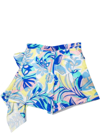 Emilio Pucci Multicolour Silk Blend Shorts
