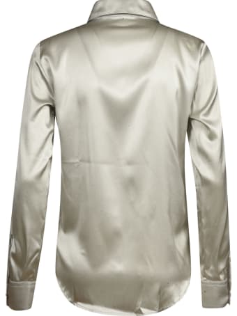 Eddy Monetti Plain Silk Shirt