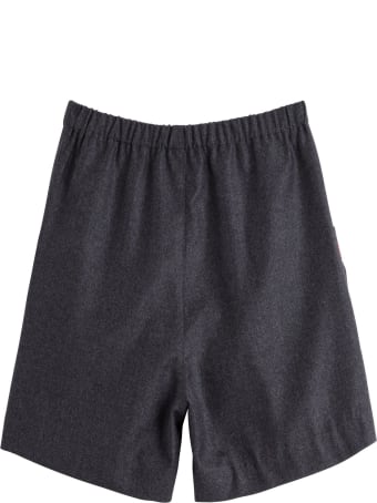 Gucci Flannel Shorts With Web Detail