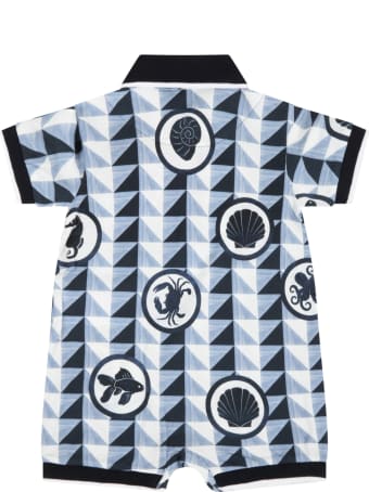 Dolce & Gabbana Light Blue Romper For Babyboy