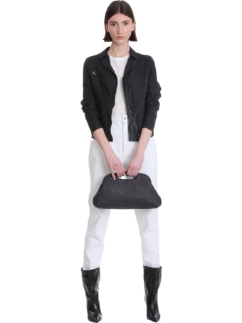 Salvatore Santoro Biker Jacket In Black Leather