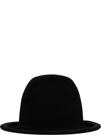 Ann Demeulemeester Sofieke Hats In Black Leather