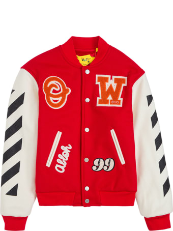 Off-White Off Patch Bomber Varsity