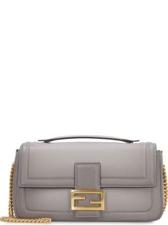 Fendi Baguette Leather Crossbody Bag