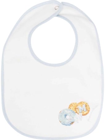 Monnalisa Newborn White Bib