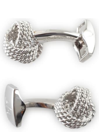 Tateossian Silcolor / Round / Knot Cufflink