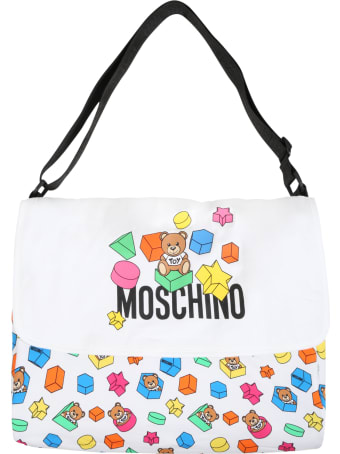 Moschino White Bag For Babykids