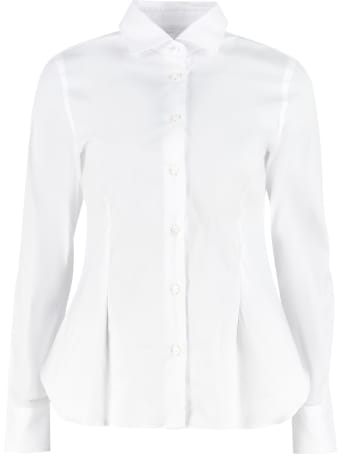Barba Napoli Long Sleeve Cotton Blend Shirt