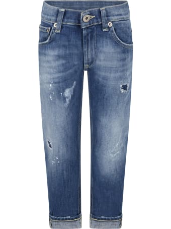 Dondup Light Blue ''brady'' Jeans For Boy