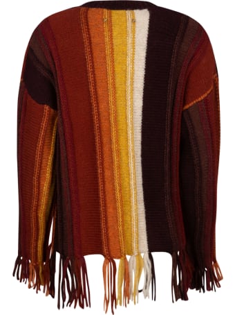 Golden Goose Round-neck Dunya Stripes Top