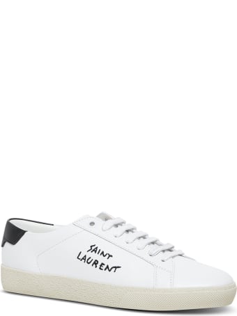 Saint Laurent Court Classic Sl Leather Sneakers