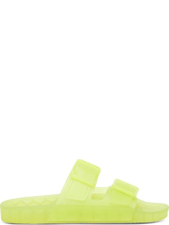 Balenciaga Mallorca Sandals In Neon Yellow Technical Polyurethane