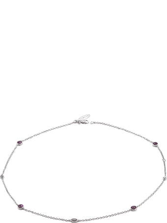 Lo Spazio Jewelry Lo Spazio Pink Sapphire and Diamond Necklace