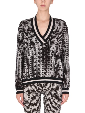 Balmain V-neck Sweater