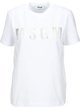 MSGM Tulle Logo T-shirt