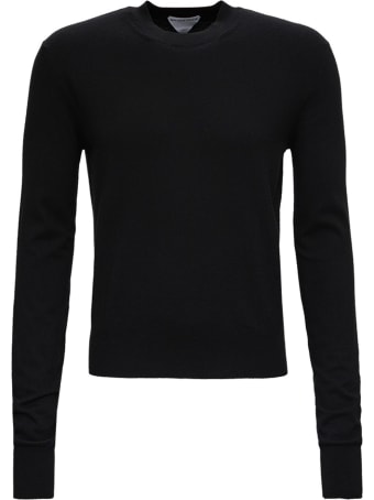Bottega Veneta Black Sweater In Cashmere Blend