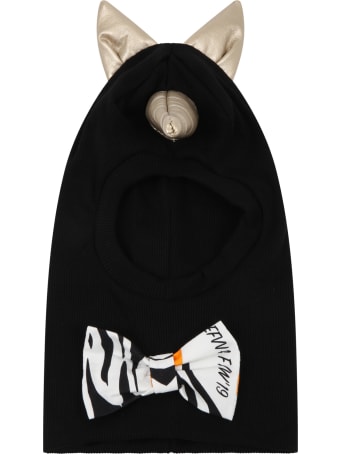 efvva Black Balaclava For Kids