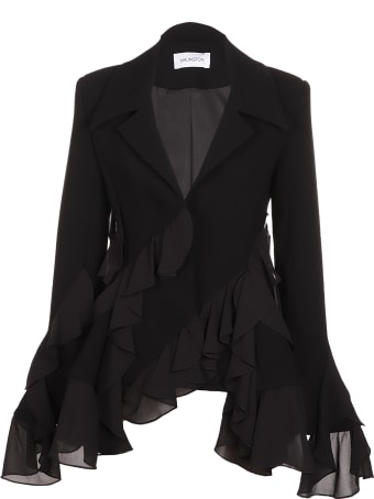 16arlington Lanao Ruffle Blazer