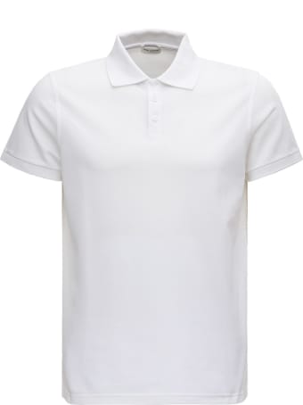 Saint Laurent Monogram Embroidery Polo Shirt