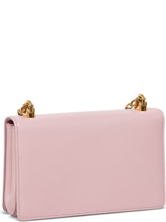 Dolce & Gabbana Dg Girl Crossbody Bag In Pink Leather