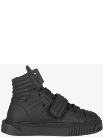 Gienchi Hypnos Black Leather Sneaker