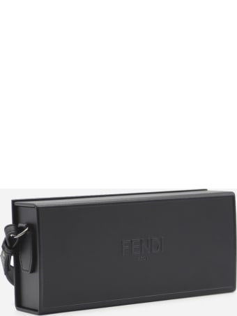 Fendi Horizontal Box In Leather With Logo Lettering
