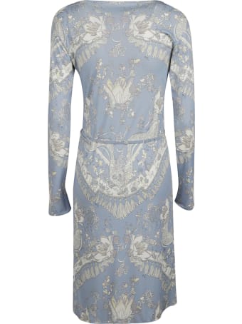 Emilio Pucci Pattern Print Belted Dress