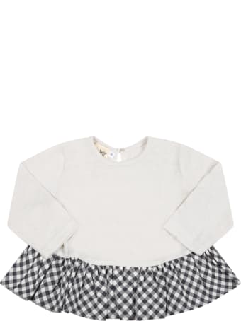 Caffe' d'Orzo Ivory "emi-baby" For Baby Girl With Volant