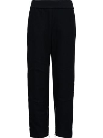Jil Sander Black Wool Pants With Zip