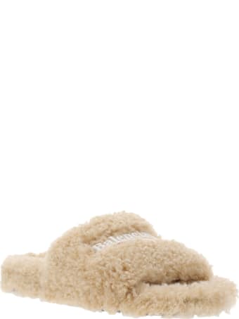 Balenciaga Furry Slide Shoes