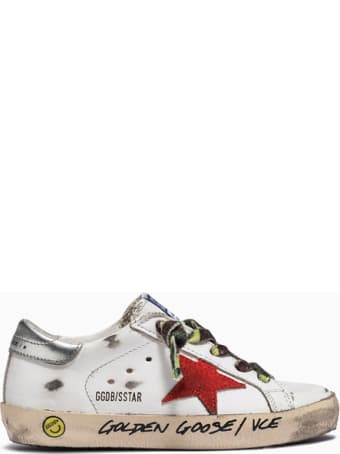 Golden Goose Deluxe Brand Super Star Laminated Sneakers Gjf00101. F001157