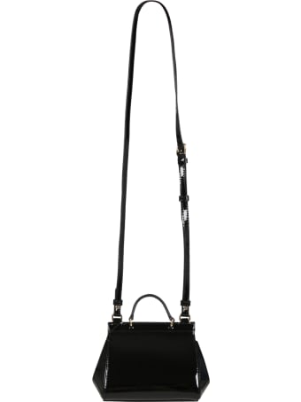 Dolce & Gabbana Black Bag For Girl With Logo