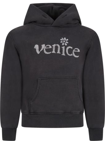 ERL Black Sweatshirt For Kids