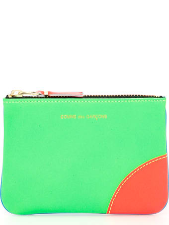 Comme des Garçons Wallet Super Fluo Pouch
