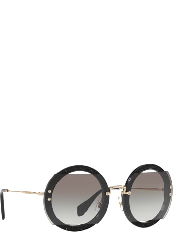Miu Miu Miu Miu Mu 06ss Black Sunglasses