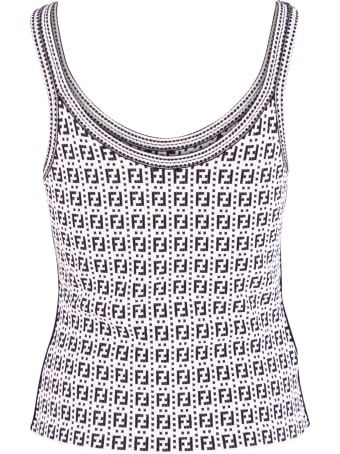 Fendi 'ff Motiv' Viscose Top