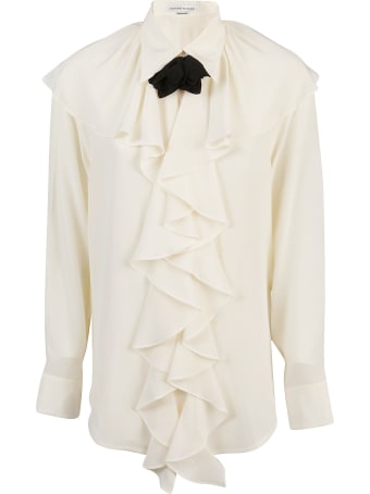 Victoria Beckham Blusa Ruffle Neck